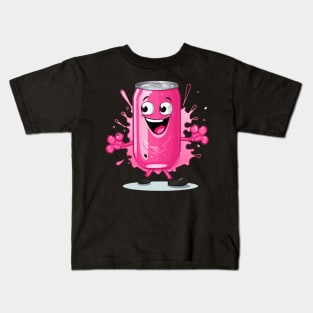 Soft drink cute T-Shirt cute giril Kids T-Shirt